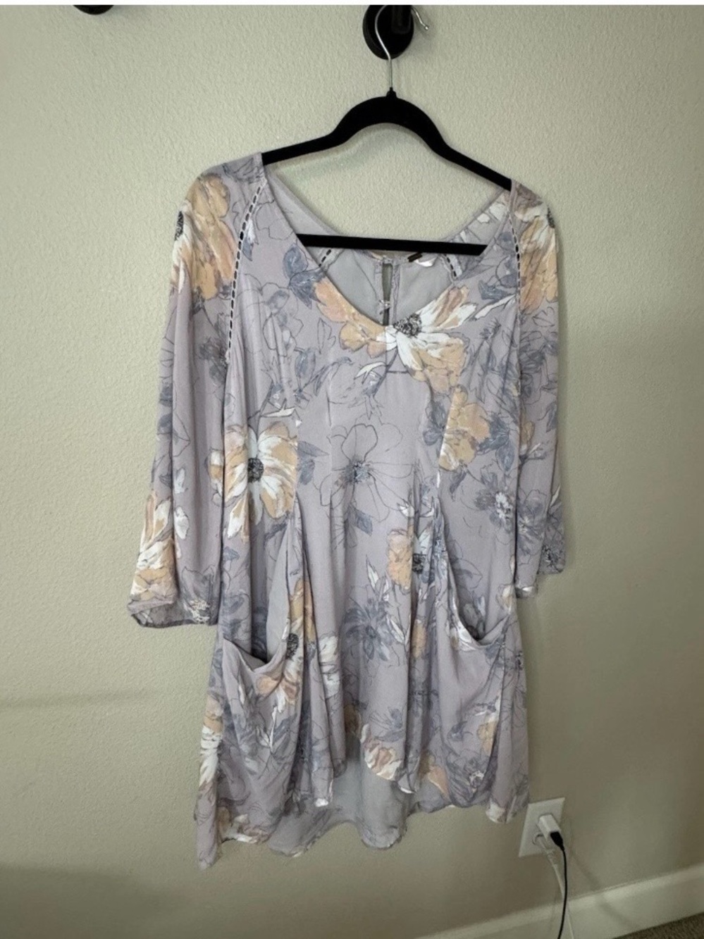 Free People lilac boho dress